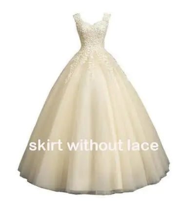 Sweetheart Lace Ball Gown in Colour - Luzilly Bridal & Apparel