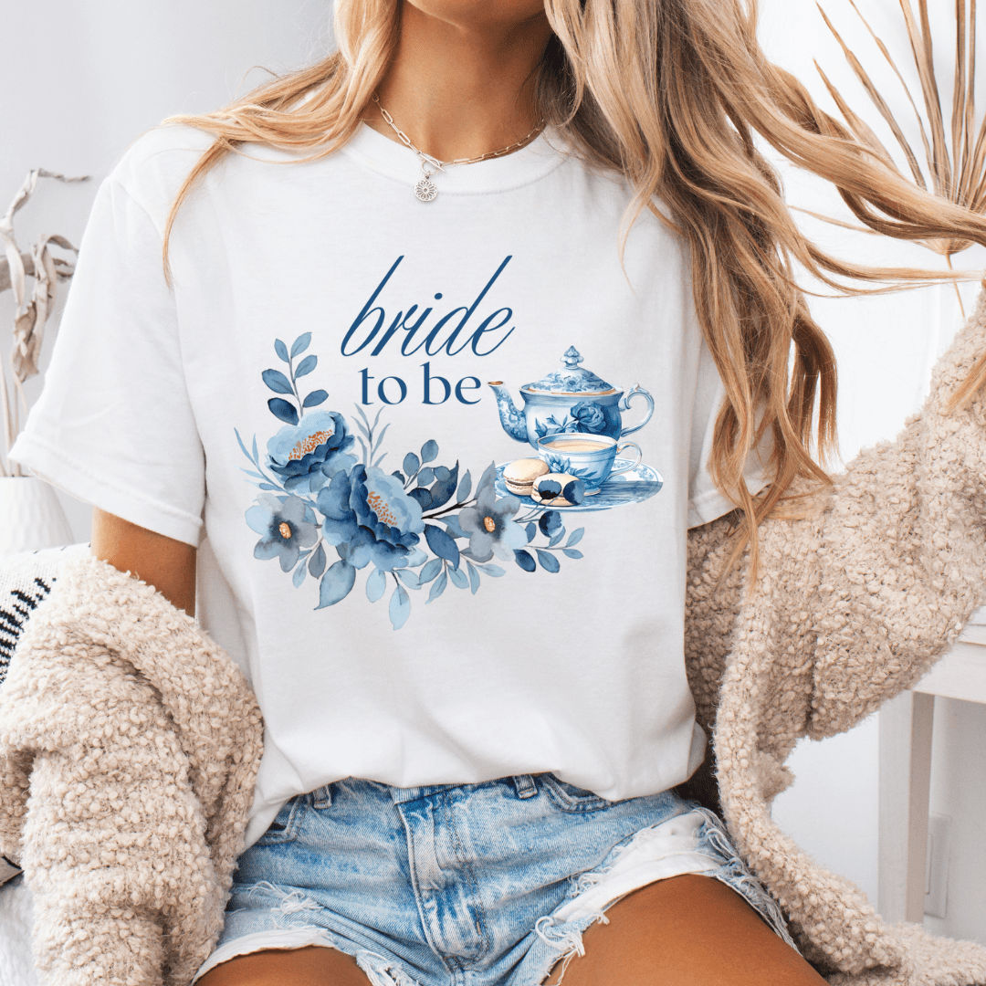 Tea with the Bride to Be Party Tees - Luzilly Bridal & Apparel