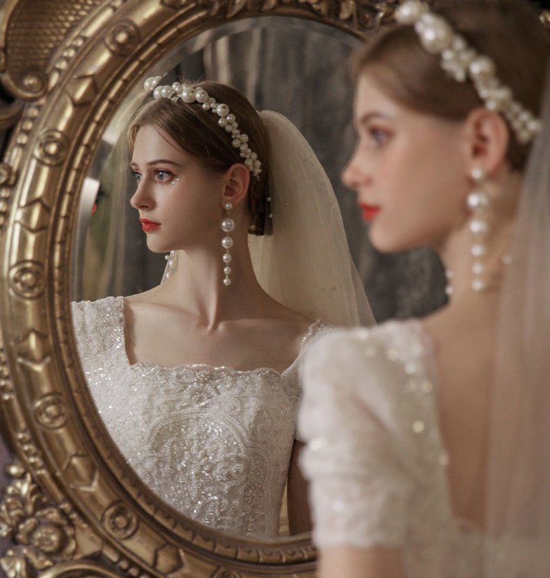 Temperament Bride Retro Super Fairy Mori Style Dream Wedding - Luzilly Bridal & Apparel