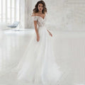 Simple Lace Wedding Dress - Luzilly Bridal & Apparel