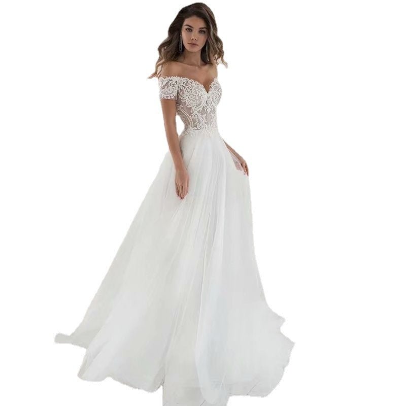 The New Lace Light Wedding Dress Is Elegant, Simple And Thin - Luzilly Bridal & Apparel