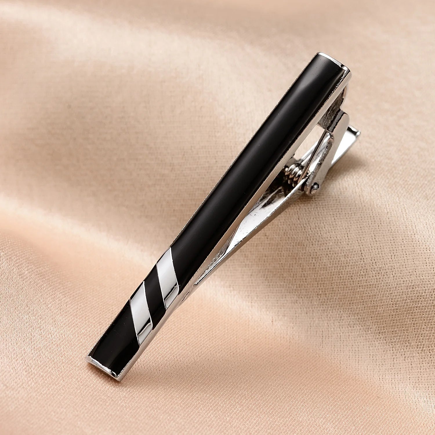 Tie Clip For Men Business Party Minimalist Tie Clips And Cufflinks To Man Shirt Gift Box Jewelry Men's Cuff Man Fashion Lawyer - Luzilly Bridal & Apparel