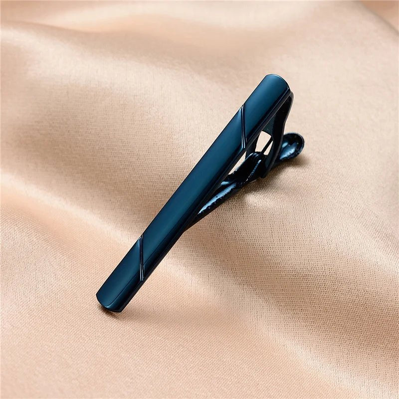Tie Clip For Men Business Party Minimalist Tie Clips And Cufflinks To Man Shirt Gift Box Jewelry Men's Cuff Man Fashion Lawyer - Luzilly Bridal & Apparel