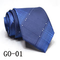 Tie Men's 8CM Formal Business Groom Tie - Luzilly Bridal & Apparel