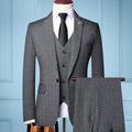 Traje De Hombre Elegante (Blazer+Vest+Pants) Men's Fashion Business Casual Slim Fit Wedding Business Suit Elegant Man Suit 6XL - Luzilly Bridal & Apparel