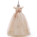 Tulle Bow Junior Bridesmaid Dress - Luzilly Bridal & Apparel