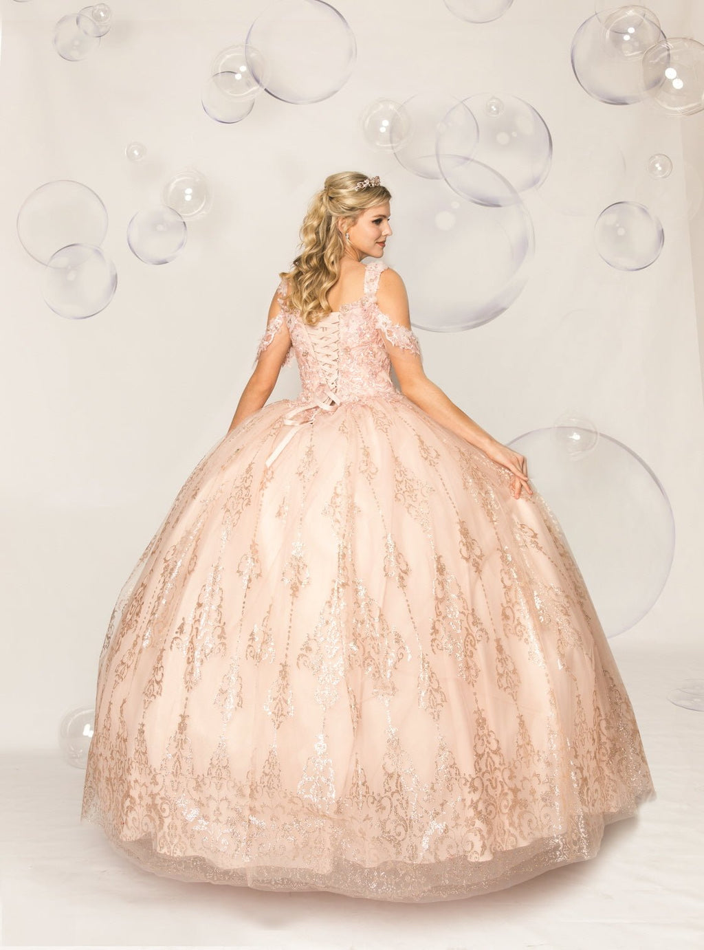 Tulle & Embroidery Quinceañera Ball Gown - Luzilly Bridal & Apparel