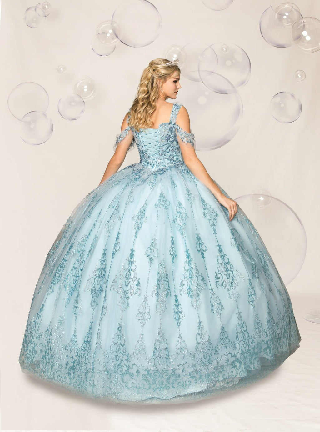Tulle & Embroidery Quinceañera Ball Gown - Luzilly Bridal & Apparel