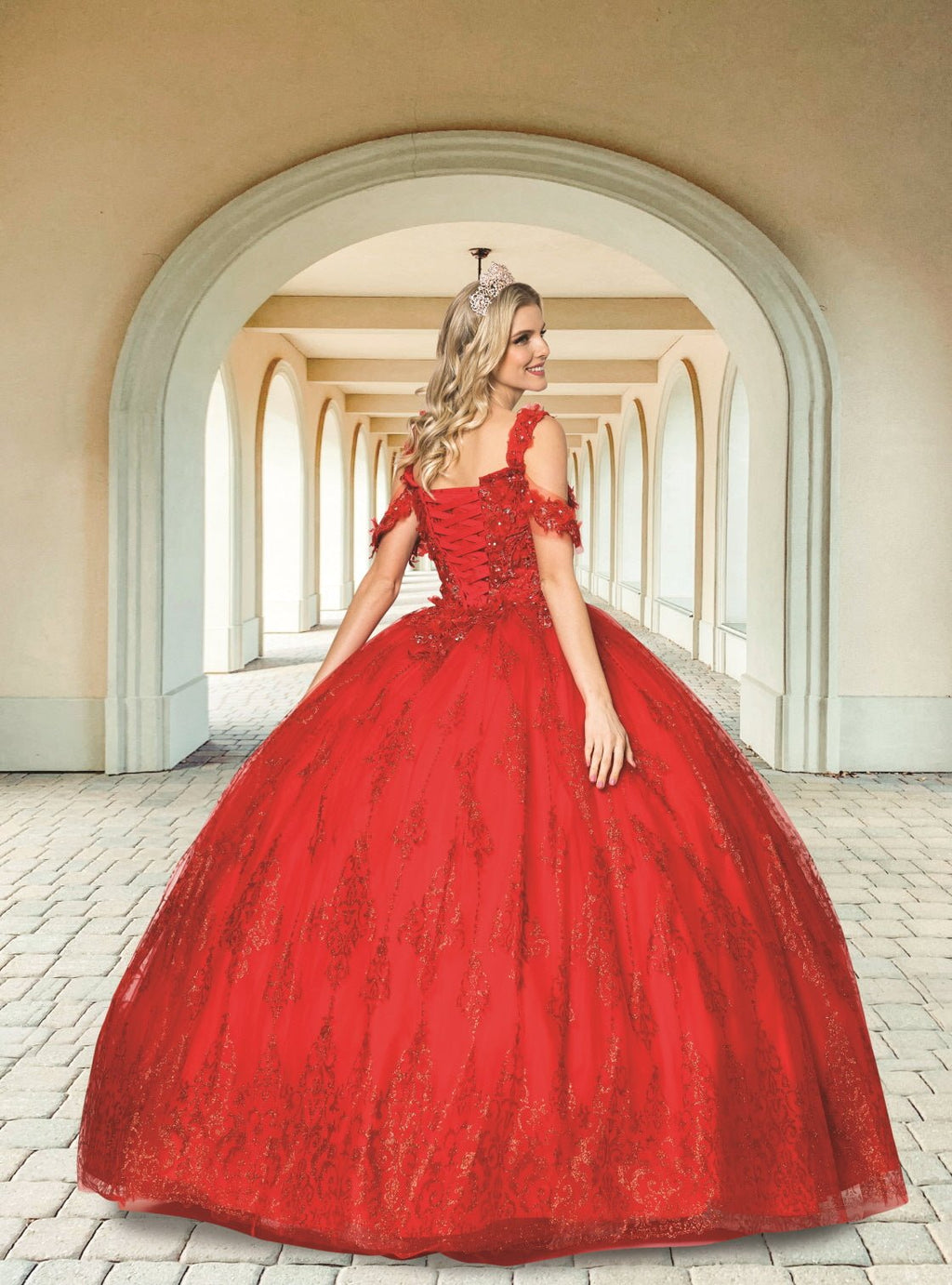 Tulle & Embroidery Quinceañera Ball Gown - Luzilly Bridal & Apparel