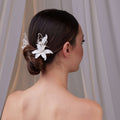 Two-Piece Resin Flower Hair Pin Set - Luzilly Bridal & Apparel