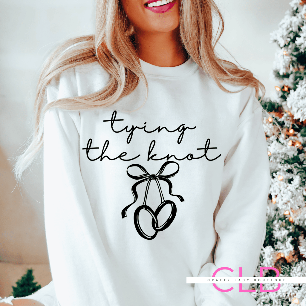 Tying the Knot Bridal Sweatshirt - Luzilly Bridal & Apparel