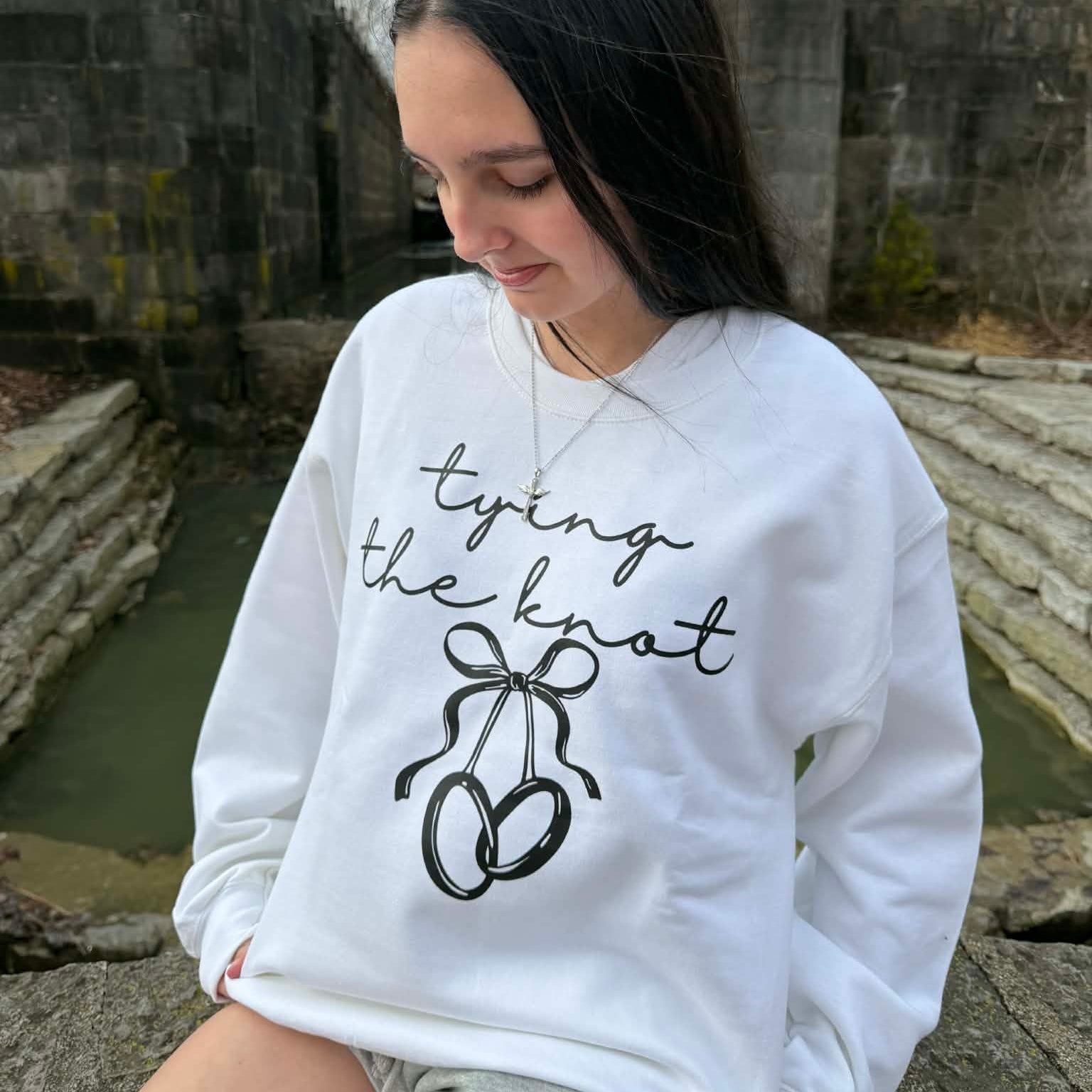 Tying the Knot Bridal Sweatshirt