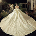 Vintage French Satin Wedding Dress - Luzilly Bridal & Apparel