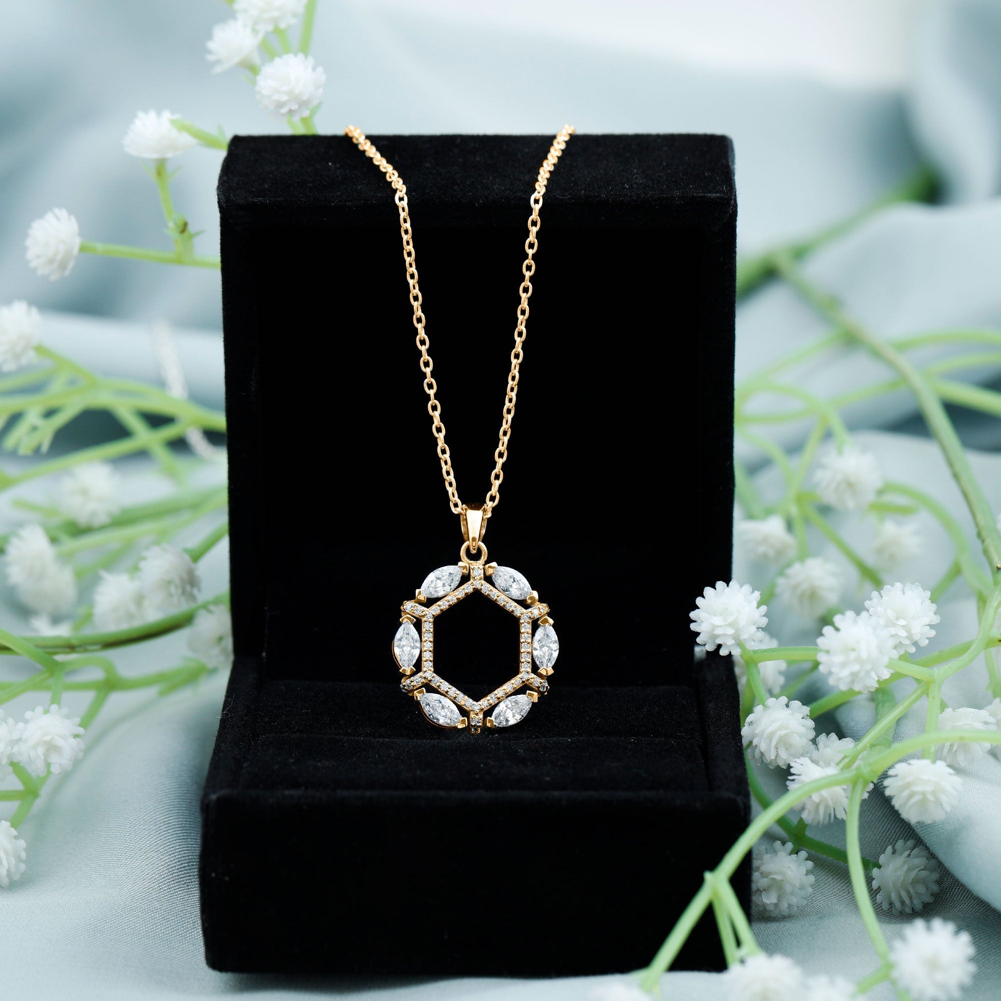 Vintage Style Lab Grown Diamond Wedding Designer Pendant - Luzilly Bridal & Apparel