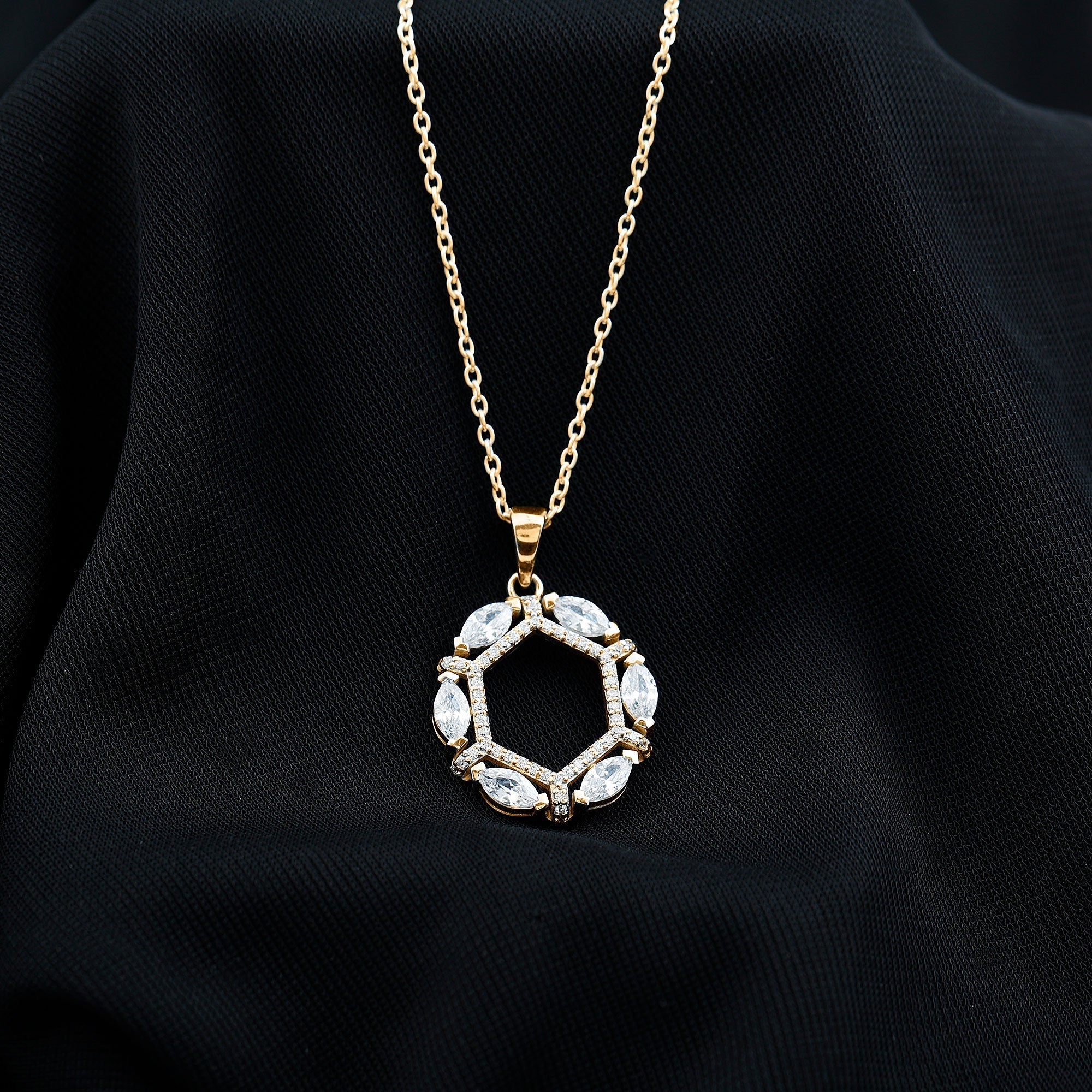 Vintage Style Lab Grown Diamond Wedding Designer Pendant - Luzilly Bridal & Apparel