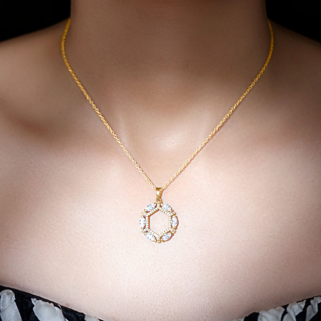 Vintage Style Lab Grown Diamond Wedding Designer Pendant - Luzilly Bridal & Apparel