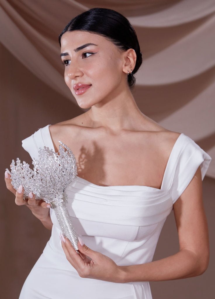 Wedding Bouquet Holder, Proposal Flower Holder - Luzilly Bridal & Apparel