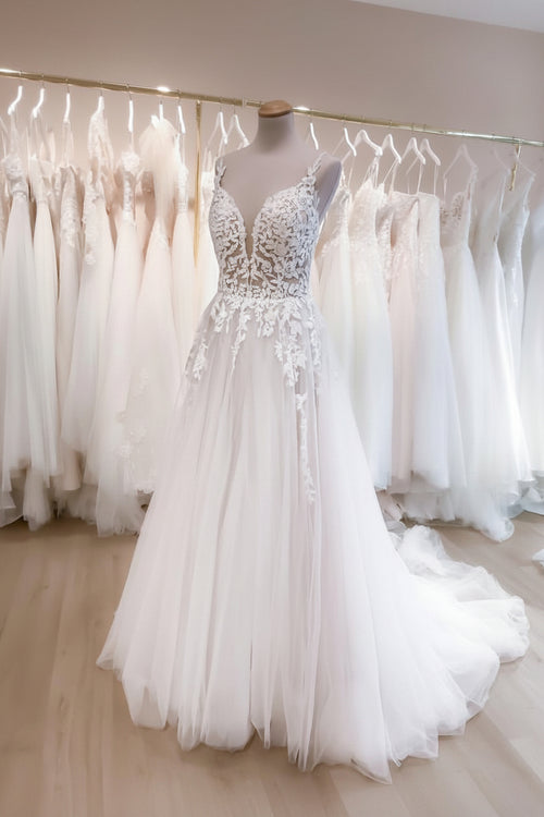 Wedding Dress European And American Decal Long Lace - Luzilly Bridal & Apparel