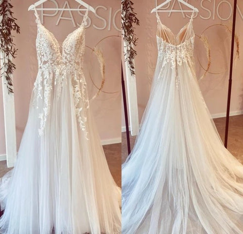 Wedding Dress European And American Decal Long Lace - Luzilly Bridal & Apparel