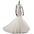 Wedding Dress Trailing Is Thin And Slim French Mermaid Skirt - Luzilly Bridal & Apparel