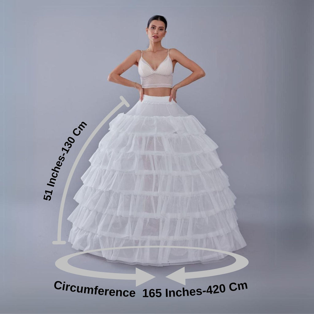 Wedding Dress with Underskirt-Quinceanera Dress Petticoat-Bridal Ball Gown Crinoline - Luzilly Bridal & Apparel