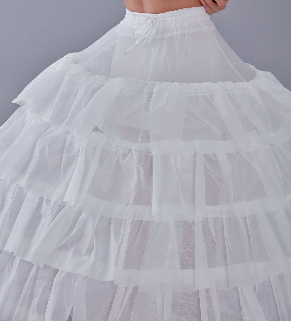 Wedding Dress with Underskirt-Quinceanera Dress Petticoat-Bridal Ball Gown Crinoline - Luzilly Bridal & Apparel