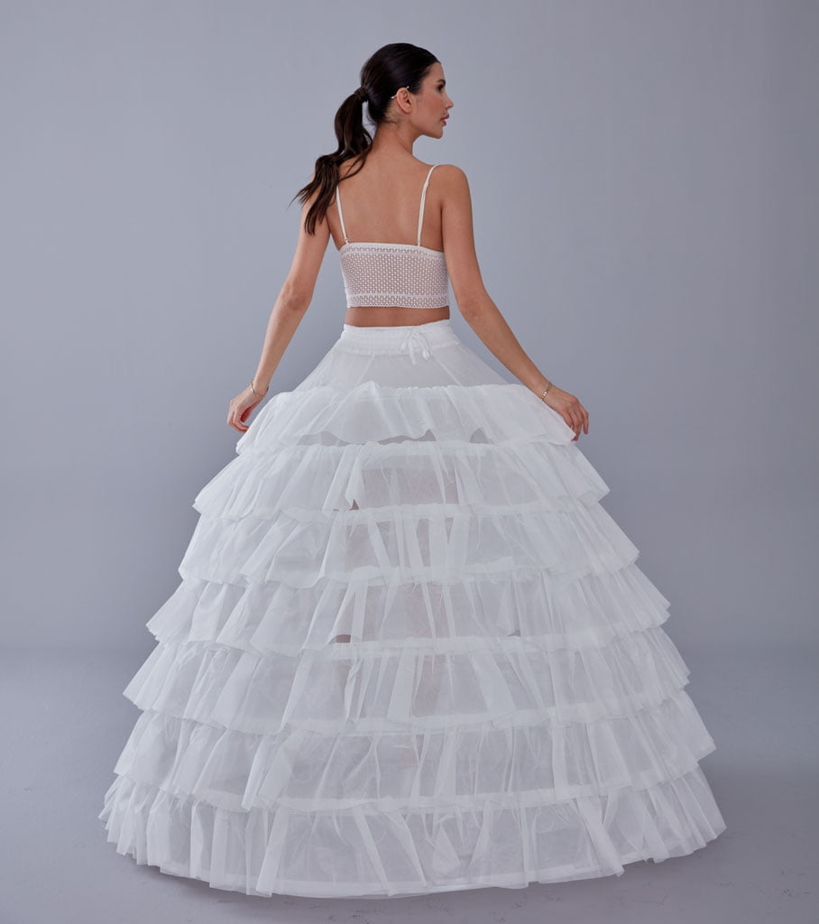 Wedding Dress with Underskirt-Quinceanera Dress Petticoat-Bridal Ball Gown Crinoline - Luzilly Bridal & Apparel