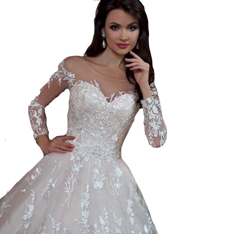 Wedding Gown Bridal Lace Dresses - Luzilly Bridal & Apparel