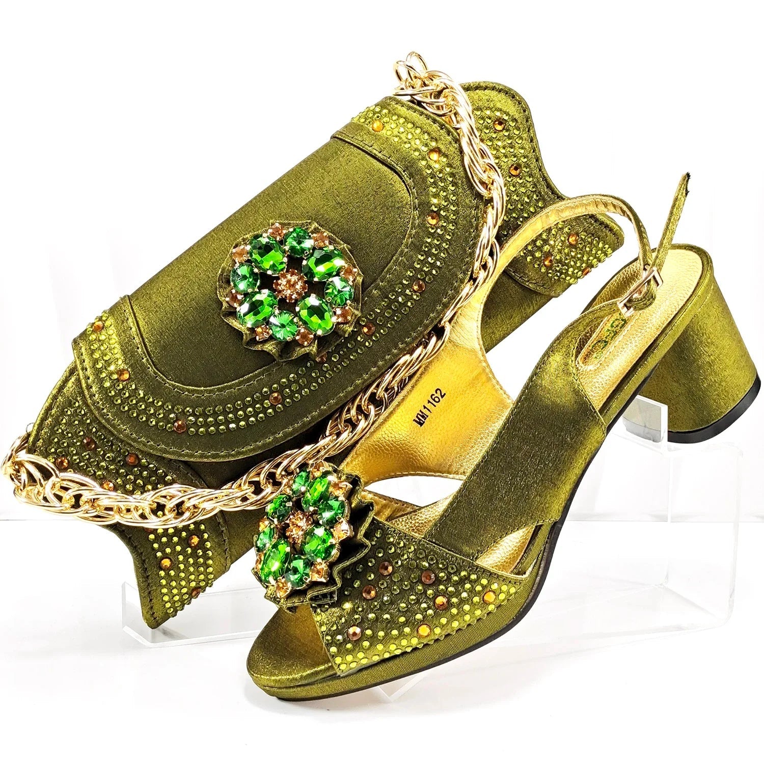 Wedding Shoes and Bag Set HMP1-17 - Luzilly Bridal & Apparel