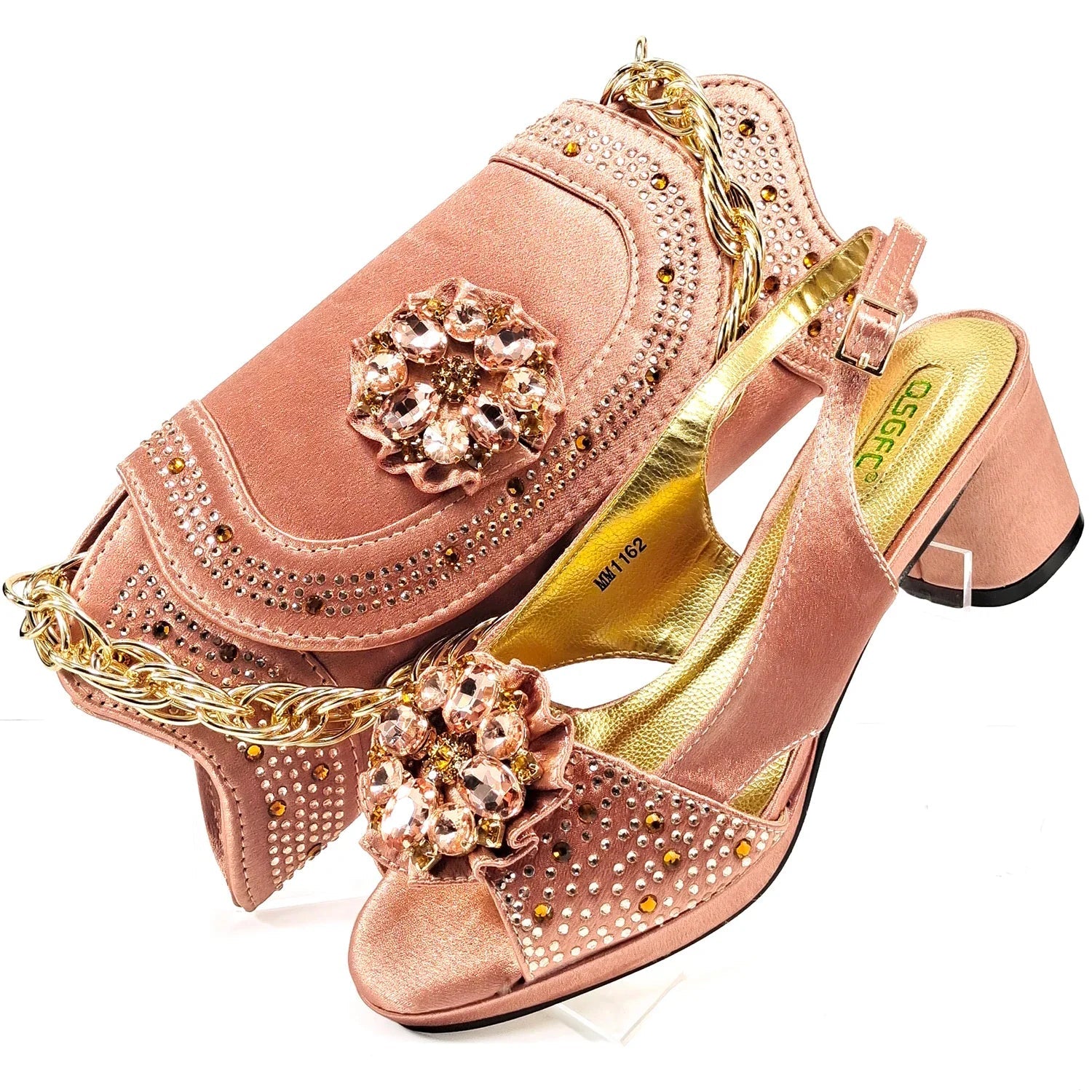 Wedding Shoes and Bag Set HMP1-17 - Luzilly Bridal & Apparel
