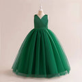 White Big Bow Junior Bridesmaid Dress for Girls - Luzilly Bridal & Apparel