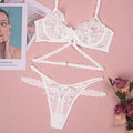 White Bridal Lace Bralette & Panty Set - Luzilly Bridal & Apparel