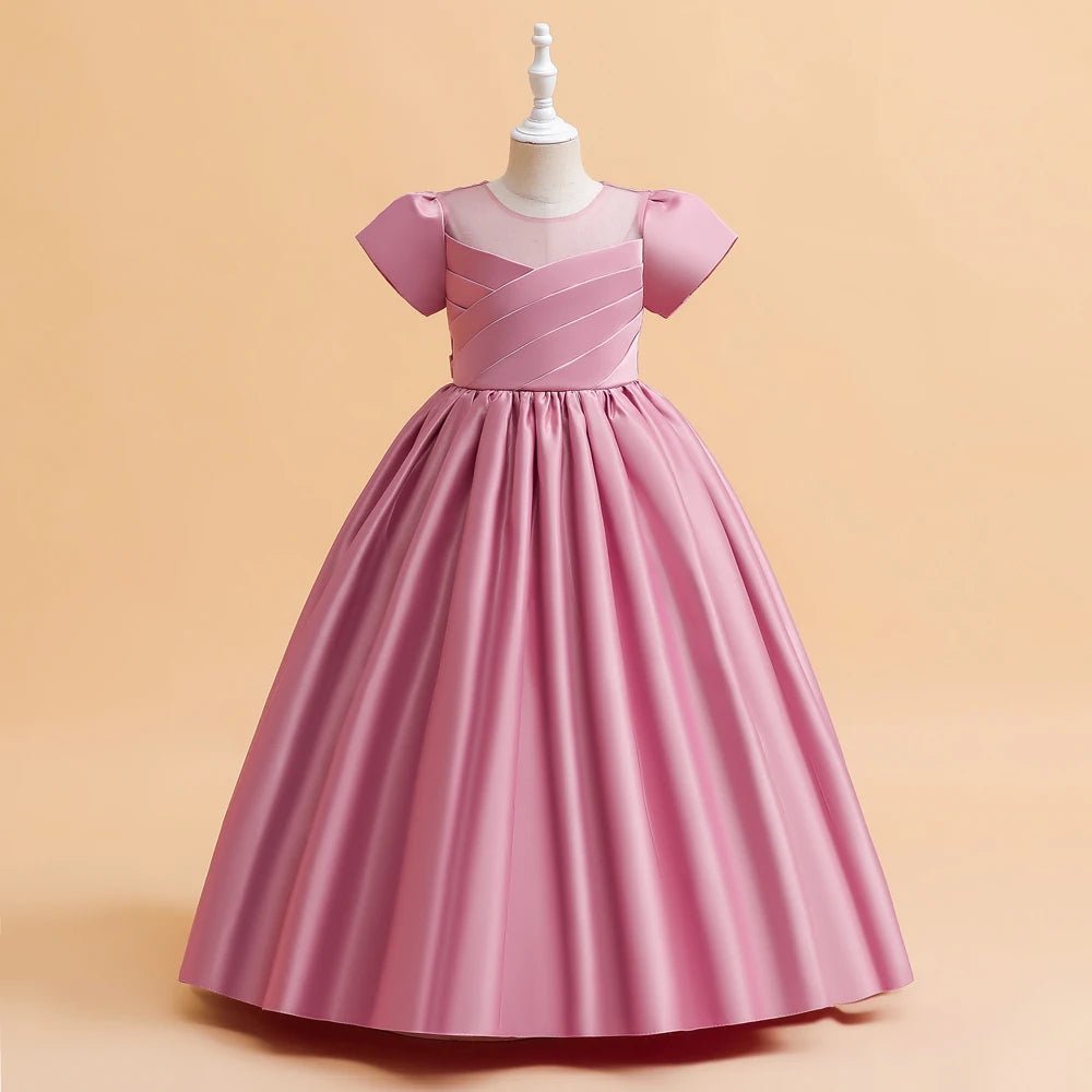 White Junior Bridesmaid & First Communion Dress - Luzilly Bridal & Apparel