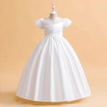 White Junior Bridesmaid & First Communion Dress - Luzilly Bridal & Apparel