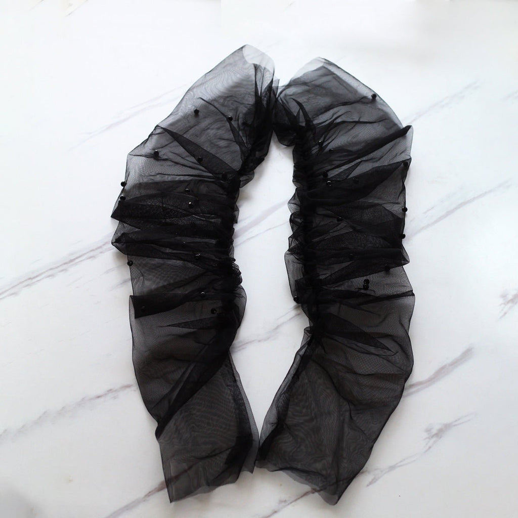 White Long Style Arms Hiding Bridal Gloves - Luzilly Bridal & Apparel
