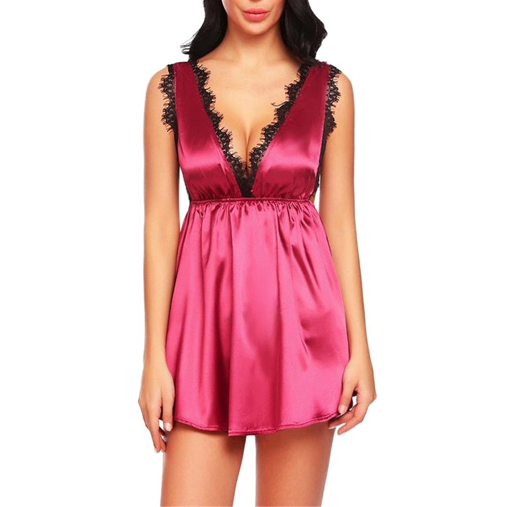 Women Sexy Bra Nightdress Nightwear Lingerie Nightwear Nightdress - Luzilly Bridal & Apparel