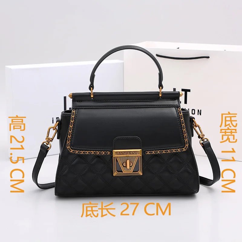Women's Handbag New Autumn & Winter | High-End Light Luxury Diamond Grid Small Square Bag (Shoulder & Crossbody) - Luzilly Bridal & Apparel