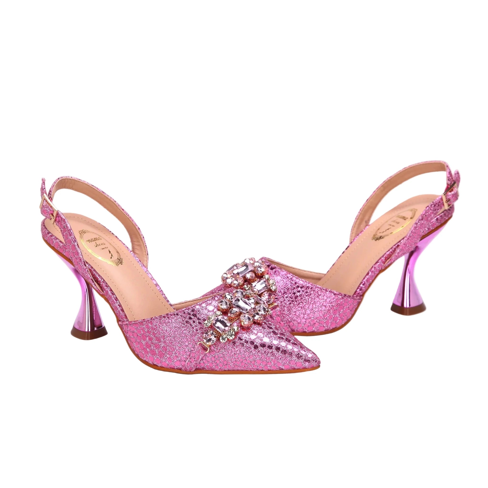 Women's Shoes and Bag Set with Pointed Toe EDN349 - Luzilly Bridal & Apparel