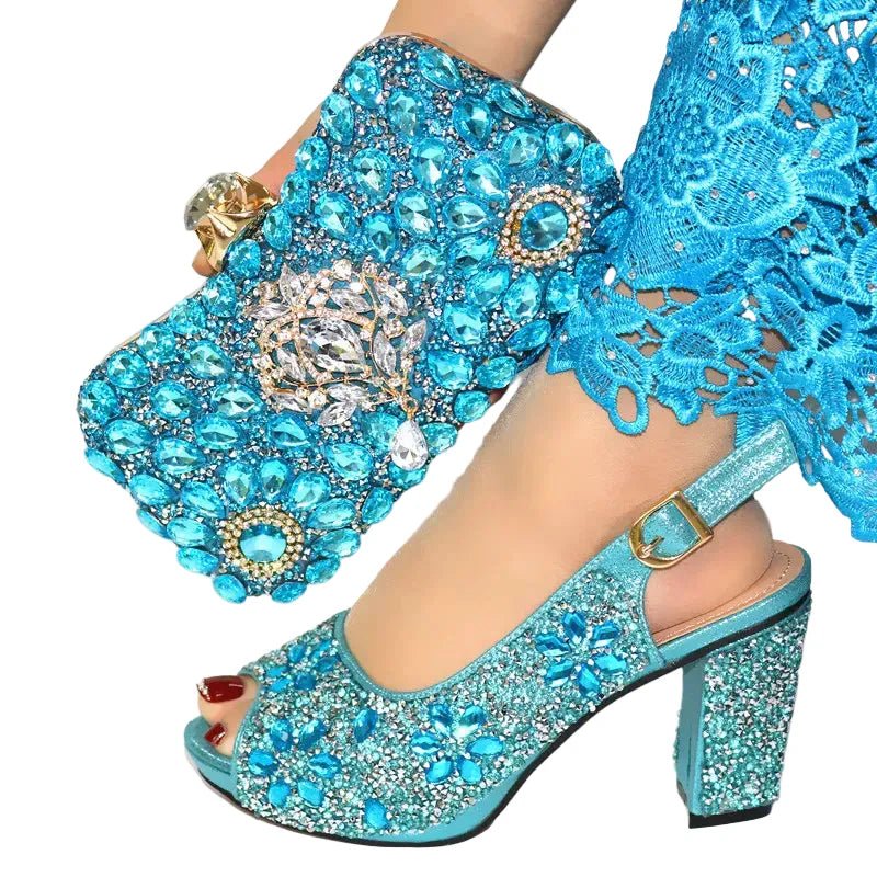 Women's Shoes and Bags To Match Set EDN104 - Luzilly Bridal & Apparel