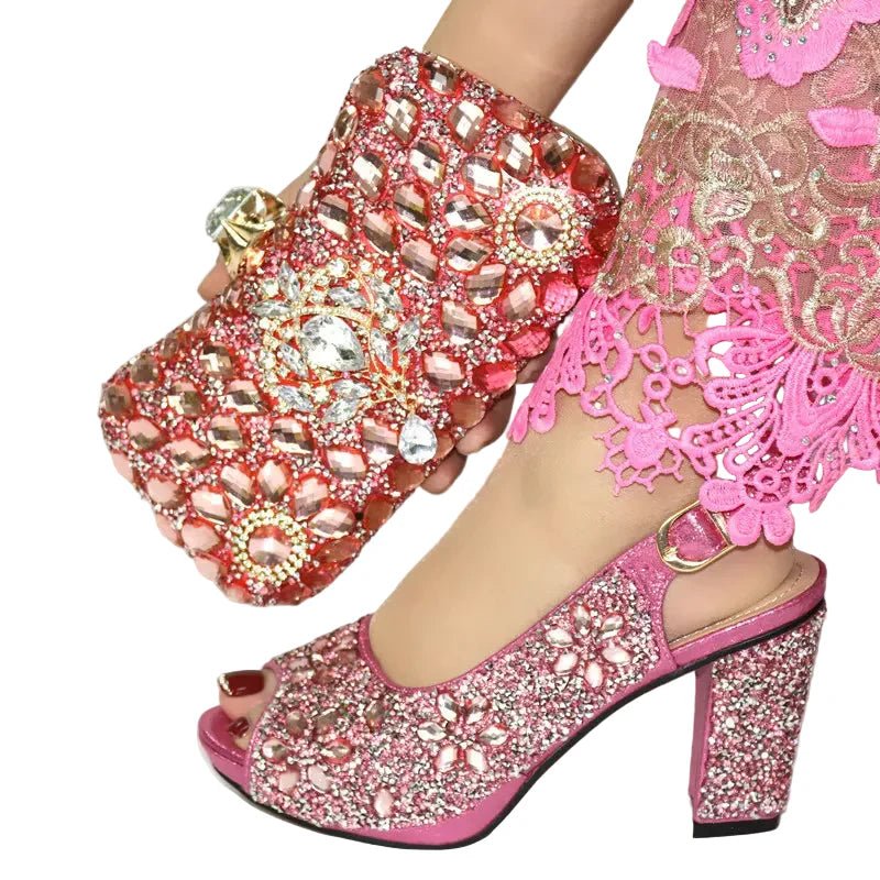 Women's Shoes and Bags To Match Set EDN104 - Luzilly Bridal & Apparel