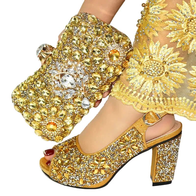 Women's Shoes and Bags To Match Set EDN104 - Luzilly Bridal & Apparel