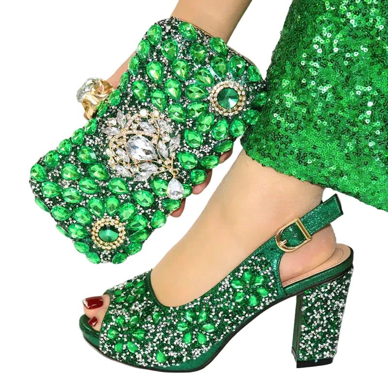 Women's Shoes and Bags To Match Set EDN104 - Luzilly Bridal & Apparel
