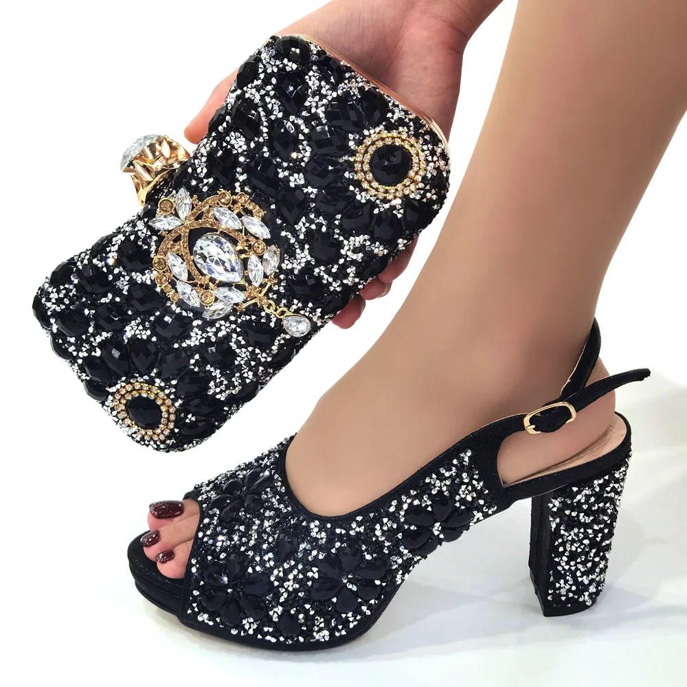 Women's Shoes and Bags To Match Set EDN104 - Luzilly Bridal & Apparel