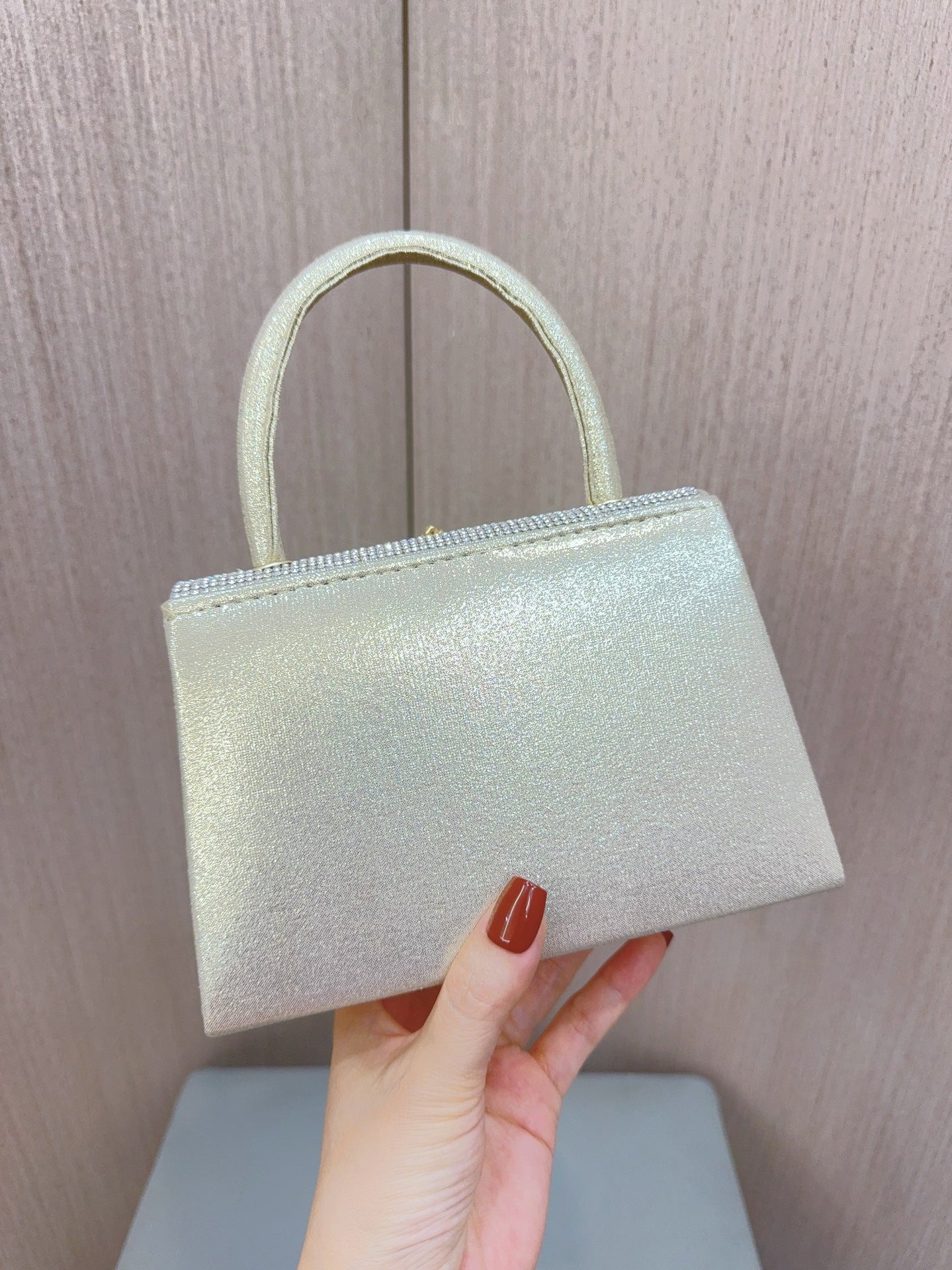 Womens Sparkly Rhinestone Glitter Clutch Purse Evening Handbag Shoulder Bag for Wedding Party Prom - Luzilly Bridal & Apparel