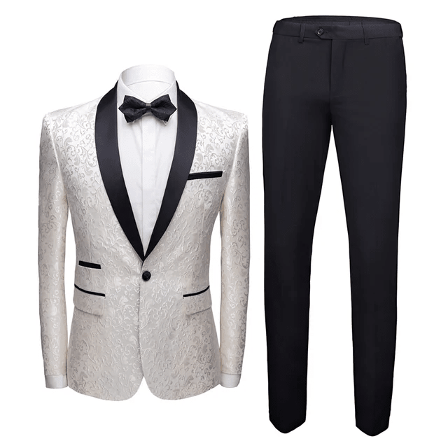Worsted 3-Piece Business Suit for Men - Luzilly Bridal & Apparel