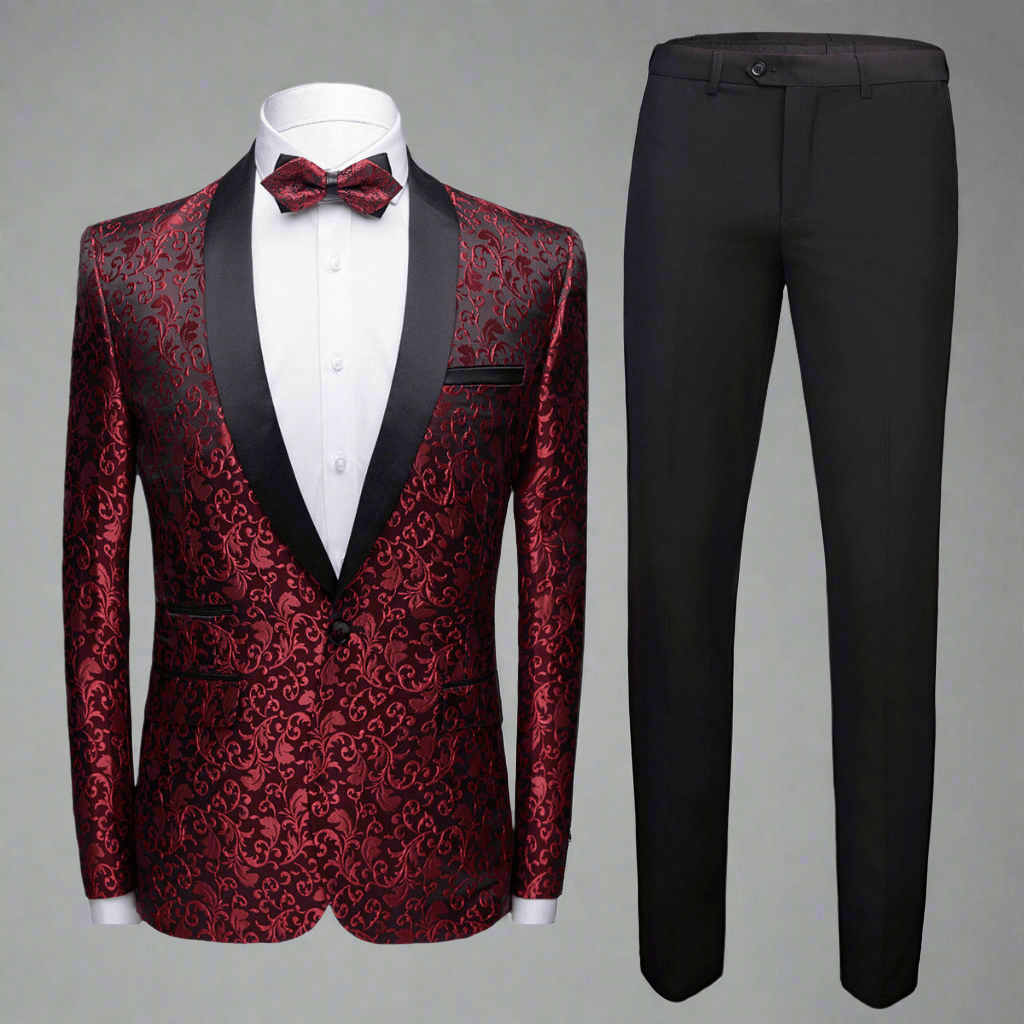 Worsted 3-Piece Business Suit for Men - Luzilly Bridal & Apparel