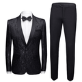 Worsted 3-Piece Business Suit for Men - Luzilly Bridal & Apparel
