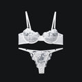 Y Lingerie Womens Underwear Hollowed-Out Sheer Mesh Bra Sexy Bra Lingerie SetIn Stock, Direct Sales - Luzilly Bridal & Apparel