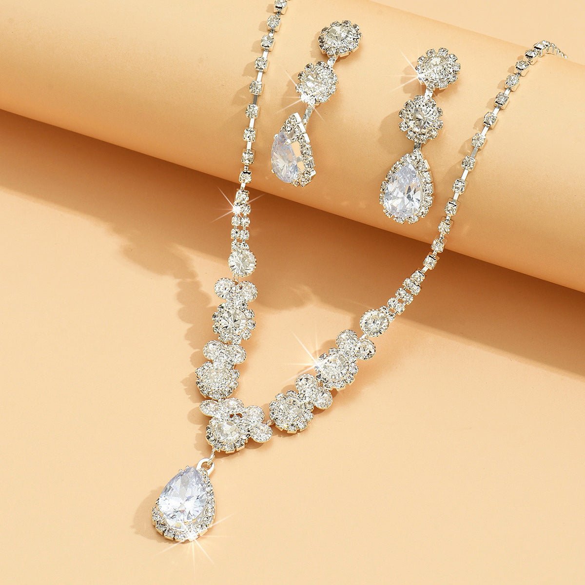 Zircon Three-Piece Bridal Set - Luzilly Bridal & Apparel