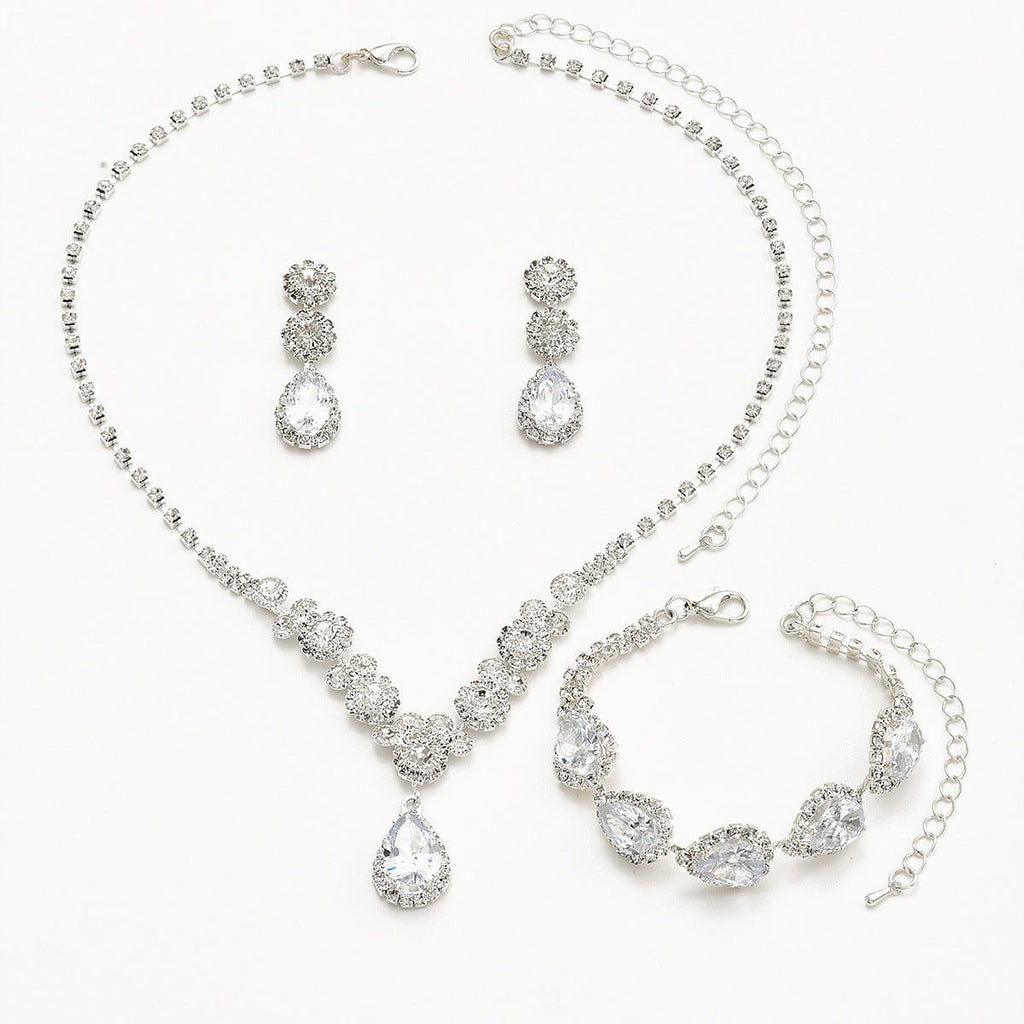Zircon Three-Piece Bridal Set - Luzilly Bridal & Apparel